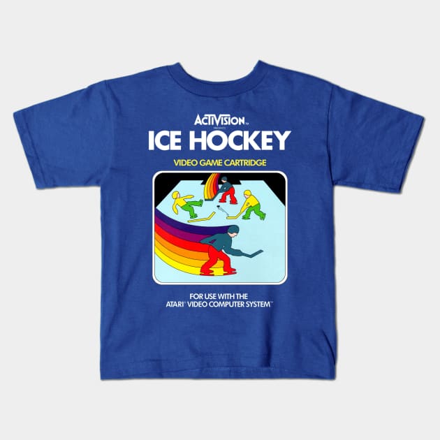 Ice Hockey Kids T-Shirt by Snomad_Designs